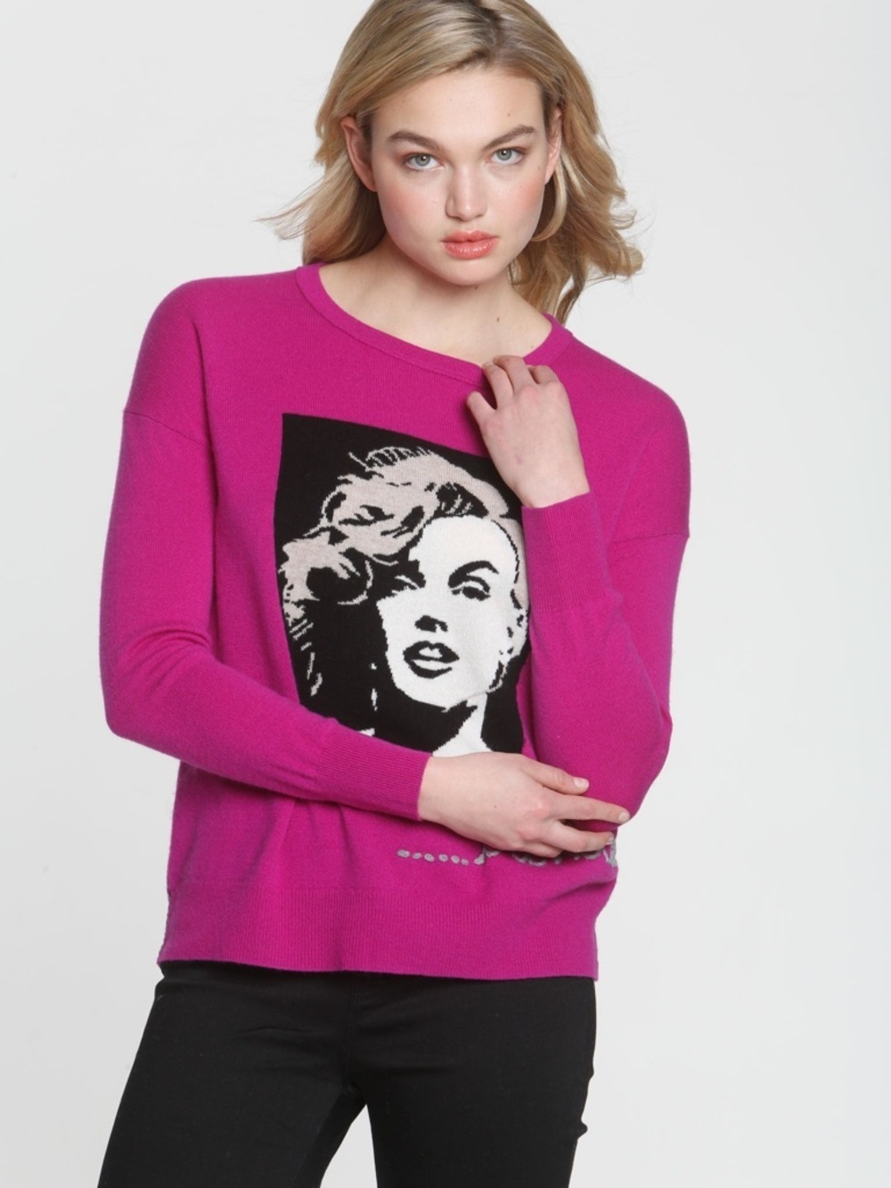 NWT LABEL+thread Monroe Crew - Orchid, size M